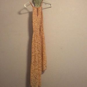 Pink flowery dress good for weddings